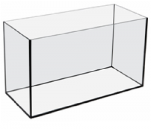 Аквариум Акватех прямоугольный 15л. 370х170х260 (стекло 4 мм)